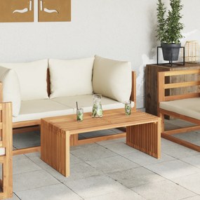 vidaXL Τραπέζι Κήπου 90x49.7x36 εκ. Μασίφ Ξύλο Τίκ