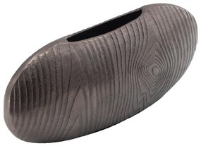 Artekko Zebra Διακοσμητικό Βάζο Μέταλλο Γκρι (40,5x9.5x17)cm Artekko 48658