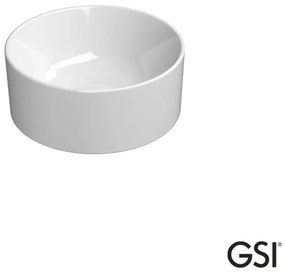 GSI Kube-X Επικαθήμενος Νιπτήρας Πορσελάνης Φ32 White