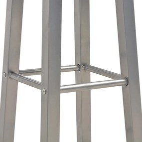 vidaXL Σκαμπό Μπαρ 2 τεμ. Ανθρακί από MDF