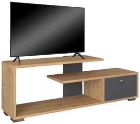 Intrahome Έπιπλο τηλεόρασης Βotan Intrahome σε ανθρακί-oak απόχρωση 120x30x42εκ | SKU: INTRAPA-231111600