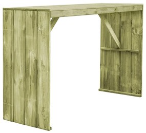 Τραπέζι Μπαρ 170 x 60 x 110 εκ. από Εμποτισμένο Ξύλο Πεύκου - Πράσινο