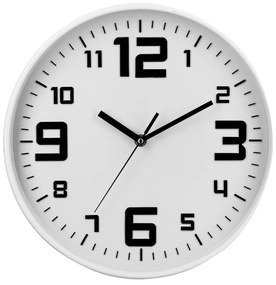 Ρολόι Τοίχου (Φ30) Αθόρυβο A-S White 114555F