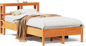 vidaXL Σκελετός Κρεβ. Χωρίς Στρώμα Καφέ Κεριού 120x190 εκ Μασίφ Πεύκο