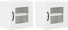 vidaXL Πάνελ πλυντηρίου πιάτων Kalmar 2 pcs Λευκό 40 x 31 x 40 εκ.