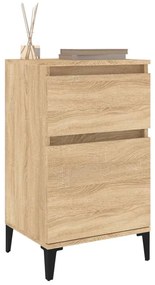vidaXL Κομοδίνο Sonoma Δρυς 40x35x70 εκ.