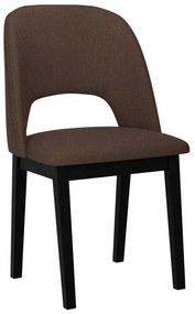 Καρέκλα Victorville 333, Μαύρο, Καφέ, 82x45x45cm, 6 kg, Ταπισερί, Ξύλινα, Ξύλο: Οξιά | Epipla1.gr