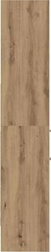 vidaXL Βιβλιοθήκη 2 επιπέδων 40 x 35 x 180 εκ. Επεξεργασμένο Ξύλο