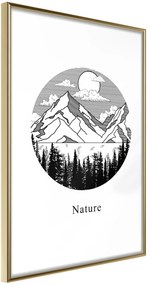 Αφίσα - Wonders of Nature - 40x60 - Χρυσό - Χωρίς πασπαρτού