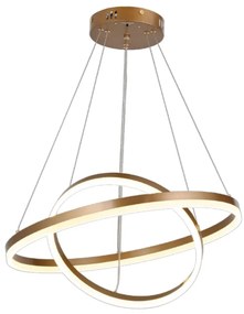 Φωτιστικό Οροφής 6095-Β Led Dimmable Φ60cm 6300Lm 58W 3CCT Gold Inlight