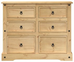 vidaXL Συρταριέρα Corona 110 x 43 x 91 εκ. από Μασίφ Ξύλο Πεύκου