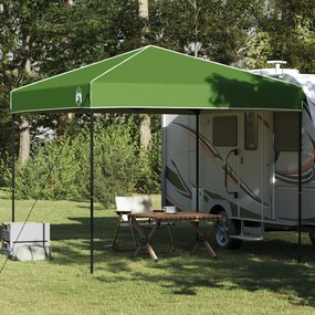 vidaXL Σκηνή Σκίασης Πράσινο 250 x 250 x 227 / 236 / 245 εκ. Ύφασμα Oxford
