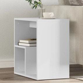 vidaXL Τραπέζι Βοηθητικό Λευκό 50 x 30 x 50 εκ. από Μοριοσανίδα