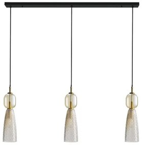 Κρεμαστό Φωτιστικό Οροφής 3xE14 40W IP20 Μαύρο 23009 Zambelis-23009-Μαύρο 23009