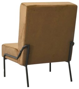 Καρέκλα Χαλάρωσης 65 x 79 x 87 Καφέ Βελούδινη - Καφέ