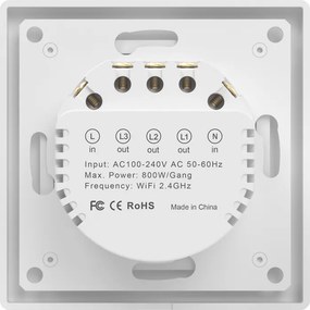 Διακόπτης φωτός αφής Avatto TS20-EU-W3 WiFi