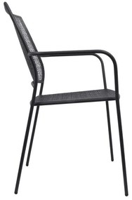 Καρέκλα 88801 Fylliana Μεταλλική Γκρί 56x56x89 εκ. 56x56x89 εκ.