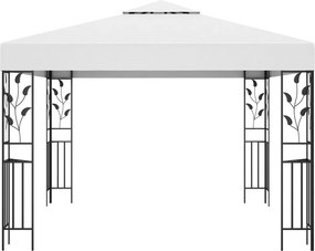 vidaXL Κιόσκι Λευκό 3 x 3 μ. 180 γρ./μ²