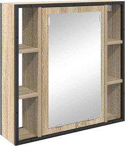 vidaXL Σετ Επίπλων Μπάνιου 4 pcs Δρύς Sonoma Επεξεργασμένο ξύλο