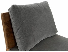 Καναπές DKD Home Decor Καφέ Γκρι πολυεστέρας βαμβάκι Ξύλο Τζίντζερ (95 x 88 x 75 cm)