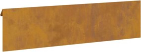 vidaXL Φράκτης σαλιγκαριών Σκ rusty 100 x 3,5 x 25 εκ