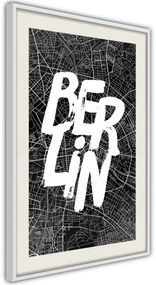 Αφίσα - Negative Berlin [Poster] - 40x60 - Χρυσό - Με πασπαρτού