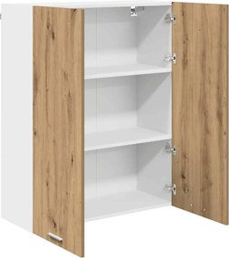 vidaXL Κρεμαστό ντουλάπι με αποθήκευση Artisan Oak 80 x 31 x 100 εκ.
