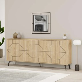 Μπουφές Dune  σε φυσική απόχρωση 181x35x77.4εκ