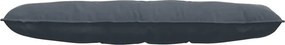 vidaXL Μαξιλάρι Πλάτης Σκούρο Γκρι 140 x 50 x 19 cm