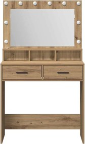 vidaXL Τραπέζι περιποίησης Artisan Oak 79 x 41 x 135 εκ.