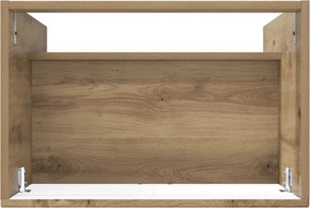vidaXL Ντουλάπι κάτω από τον νιπτήρα Artisan Δρυς 56 x 37,5 x 81 εκ