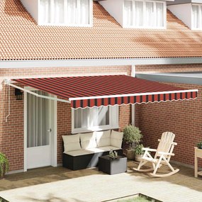 vidaXL Σκηνίτσα Αναδιπλούμενη with 400 x 350 εκ κίτρινο και πορτοκαλί
