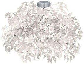 Φωτιστικό Οροφής - Πλαφονιέρα Leavy R60463001 3xE14 28W Φ70 73cm Chrome RL Lighting Metal, Plastic