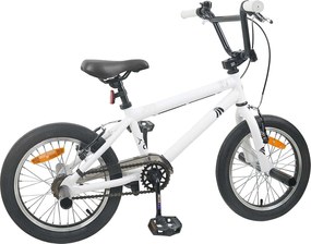 vidaXL BMX Ποδήλατο 20 ίντσες για πάνω από 9 ετών Λευκό