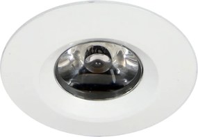 LED Σποτ Χωνευτό Mok 3W 4000K Στεγανό IP44 25° ⌀3,4cm Λευκό Ματ