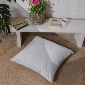 Μαξιλαροθήκη Διακοσμητική Δαπέδου Oviedo 04 Light Grey Teoran 65Χ65 Βαμβάκι-Πολυέστερ