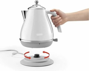 Βραστήρας DeLonghi Λευκό Ανοξείδωτο ατσάλι 1,7 L 2000 W