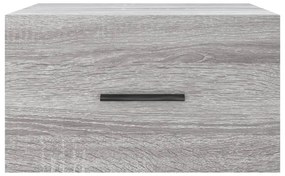 vidaXL Κομοδίνα Επιτοίχια 2 τεμ. Γκρι Sonoma 35 x 35 x 20 εκ.