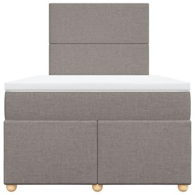 ΚΡΕΒΑΤΙ BOXSPRING ΜΕ ΣΤΡΩΜΑ TAUPE 120X200 ΕΚ. ΥΦΑΣΜΑΤΙΝΟ 3291244