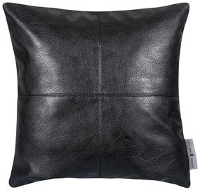 Διακοσμητικό Μαξιλάρι Faux Leather 45x45εκ. Essential 3983 Black Greenwich Polo Club