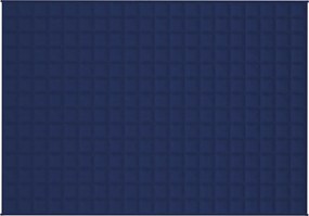 vidaXL Κουβέρτα Βαρύτητας Μπλε 137 x 200 εκ. 6 κ. Υφασμάτινη