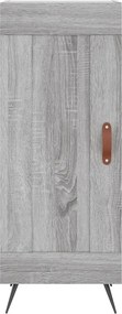 vidaXL Ντουλάπι Γκρι Sonoma 34,5x34x90 εκ. από Επεξεργασμένο Ξύλο