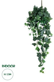 GloboStar® Artificial Garden IVY HANGING BRANCH 20252 Τεχνητό Διακοσμητικό Κρεμαστό Φυτό Κισσός Υ130cm