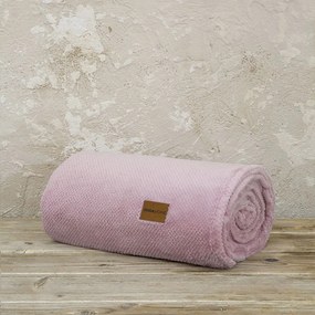 Κουβέρτα Jacquard Mellow Pink Nima Single 150x220cm Πολυέστερ