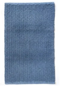 Ταπέτο Μπάνιου Ribbon 05550.002 50x80cm Blue 50 X 80 100% Cotton