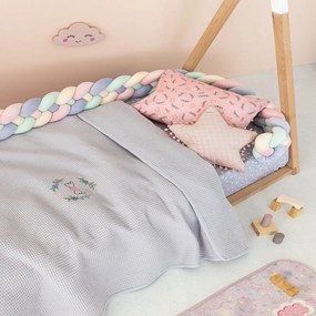 Κουβέρτα Βρεφική Candy Lilac Palamaiki Cradle 100x150cm 100% Cotton