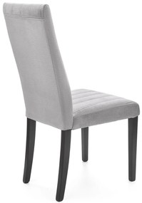 DIEGO 2 chair, color: quilted velvet Stripes - MONOLITH 85 DIOMMI V-PL-N-DIEGO_2-CZARNY-MONOLITH85