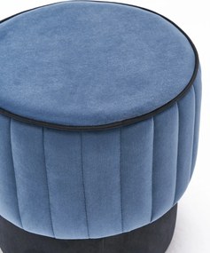 Pouffe Rose Puf - Blue Blue