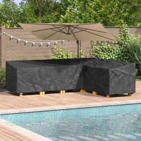 vidaXL Κάλυμμα Επίπλων Εξωτερικού Χώρου 286 x 222 x 80 εκ. Ύφασμα 210D