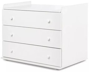 Κρεβατάκι μωρού Elgin 101, 80x120, 80x170, 95cm, 96 kg, Τάβλες για Κρεβάτι, Δεν ρυθμίζεται, Ρυθμιζόμενο ύψος ύπνου, Άσπρο, Ξύλο: Πεύκο | Epipla1.gr